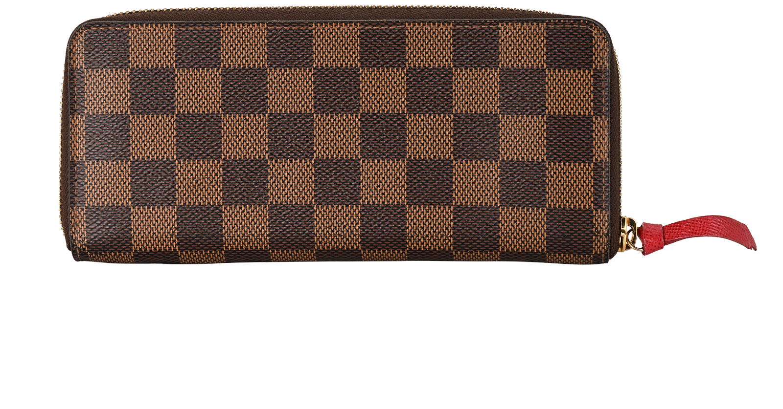 Louis Vuitton Clemence Wallet, &pound;320, Accessories, Brown, Canvas, Back view